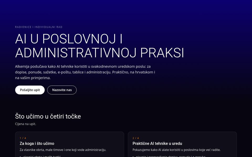 AI u poslovnoj i administrativnoj praksi
