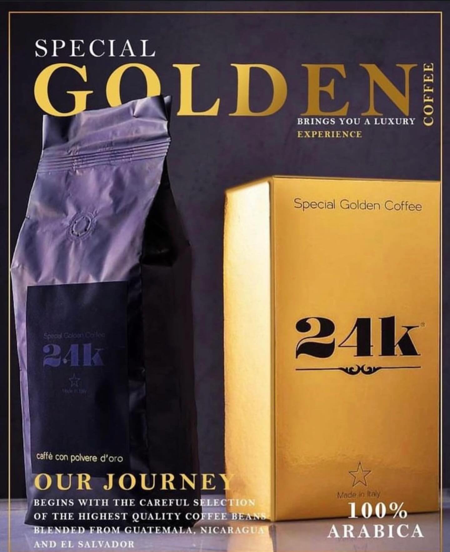 Caffè 24K – Special Golden Coffee
