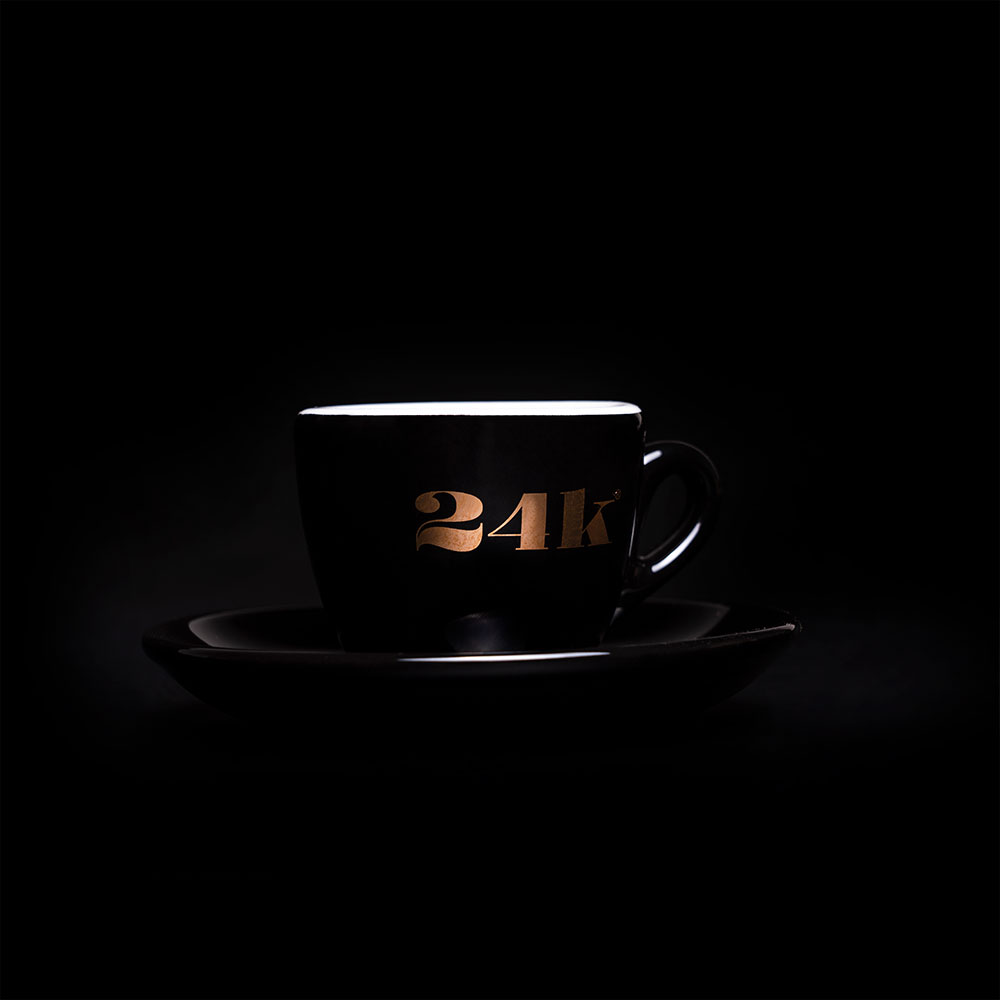 Šalica s tanjurićem – Caffè 24K